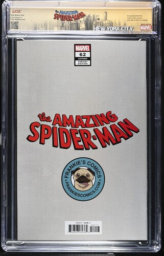 Amazing Spider-Man #62 SS CGC 9.8 Custom Label (RARE) Signed by Tyler Kirkham
