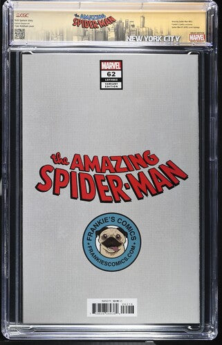 Amazing Spider-Man #62 SS CGC 9.8 Custom Label Signed by Tyler Kirkham