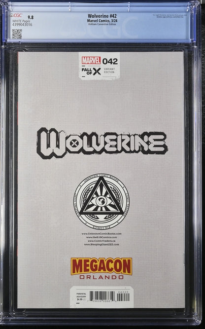 Wolverine #42 Virgin Horizontal Cover CGC 9.8