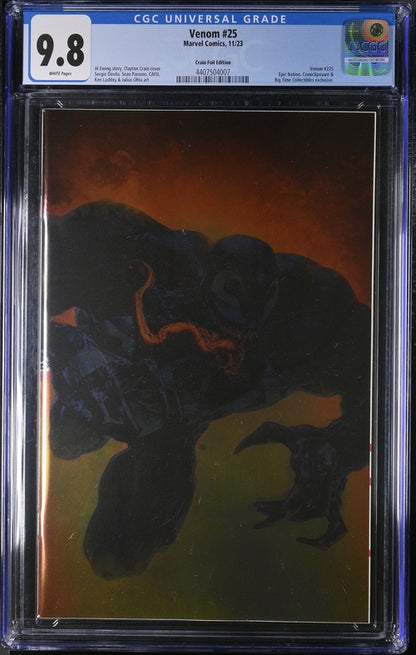Venom #25 FOIL CGC 9.8