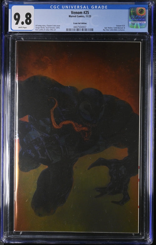 Venom #25 FOIL CGC 9.8