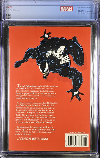Spider-Man: Venom Returns #NN FOIL CGC 9.6 KEY