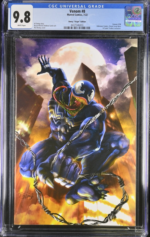 Venom #8 Virgin CGC 9.8