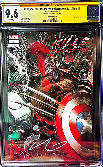 DEADPOOL KILLS SS CGC SET TRADE VIRGIN SECRET DROP SIGNED BY JOHN GIANG