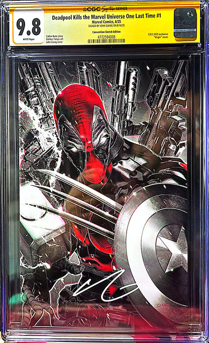 DEADPOOL KILLS SS CGC SET TRADE VIRGIN SECRET DROP SIGNED BY JOHN GIANG