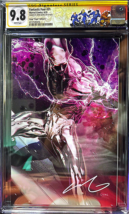 FANTASTIC FOUR #31 SS CGC SET TRADE, VIRGIN, SECRET DROP SIGNED BY JOHN GIANG