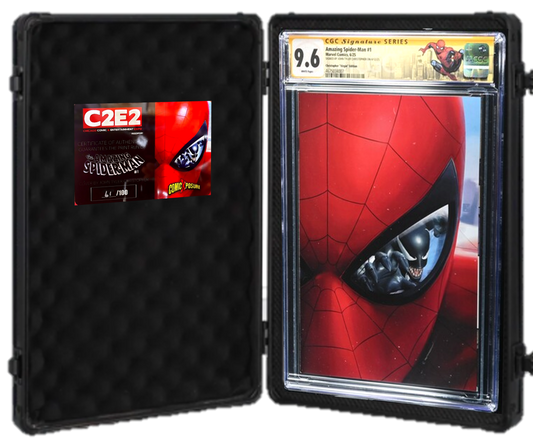 Amazing Spider-Man #1 (The Box) C2E2 Exclusive ltd 100 SS CGC 9.6 COA 61/100 Custom Label BCW CGC Box