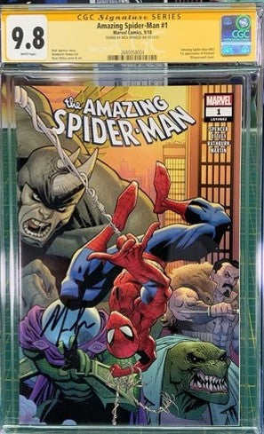 Amazing Spider-Man #1 SS CGC 9.8 Signed by NICK SPENCER