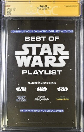 Doom #1 (1:25  Ratio) Signed & Sketched Maria Wolf SS CGC 9.8