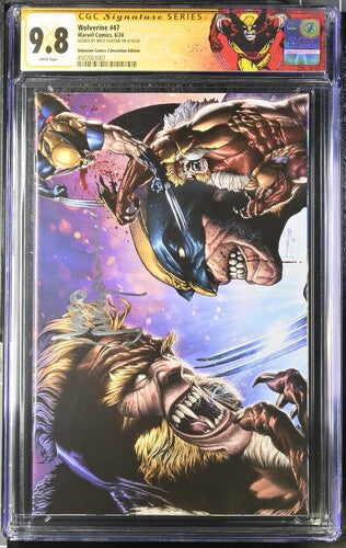 Wolverine #47 SS CGC 9.8 Signed by Mico Suayan Custom Label
