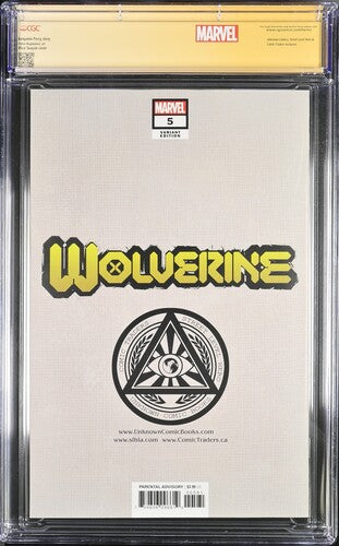Wolverine #5 SS CGC 9.8 Custom Label Signed by Mico Suayan