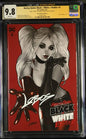 Harley Quinn: Black + White + Redder #5 JSA/SS CGC 9.8 Signed by PABLO "LOBOS" VILLALOBOS