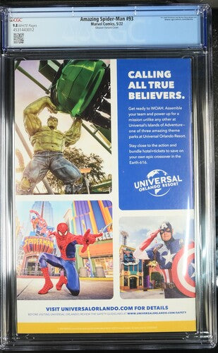 Amazing Spider-Man #93 CGC 9.8 KEY