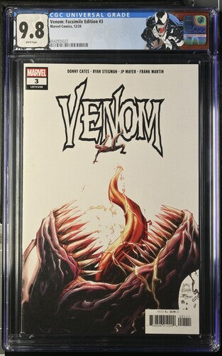 Venom #3 CGC 9.8 Custom Label