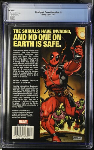 Deadpool: Secret Invasion #1 CGC 9.8