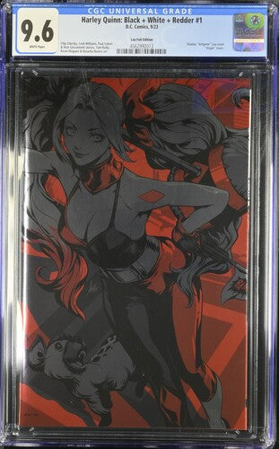 Harley Quinn: Black + White + Redder #1 FOIL CGC 9.6