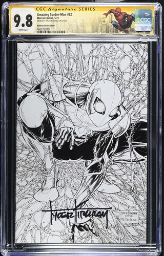 Amazing Spider-Man #62 SS CGC 9.8 Custom Label Signed by Tyler Kirkham