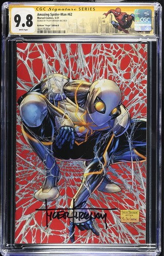 Amazing Spider-Man #62 (RARE) SS CGC 9.8 Signed by Tyler Kirkham