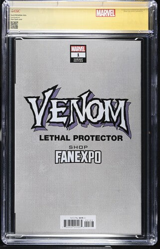 Lethal Protector II VIRGIN SS CGC 9.8 Signed by ALAN QUAH Custom Label