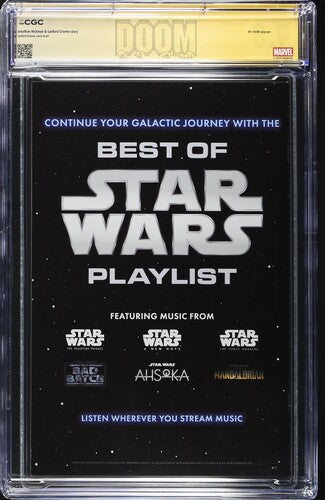 Doom #1 Prizm Foil SS CGC 9.8 (RARE) Custom Label Signed by Sanford Greene