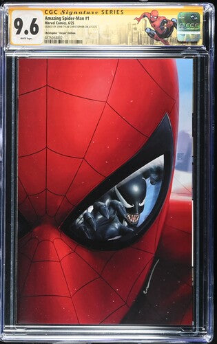 Amazing Spider-Man #1 (The Box) C2E2 Exclusive ltd 100 SS CGC 9.6 COA 8/100 Custom Label BCW CGC Box