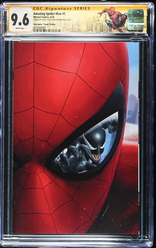 Amazing Spider-Man #1 (The Box) C2E2 Exclusive ltd 100 SS CGC 9.6 COA 61/100 Custom Label BCW CGC Box