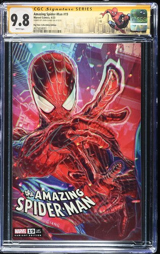 Amazing Spider-Man #19 CGC 9.8 Signed by John Giang (Trade & Virgin SET)