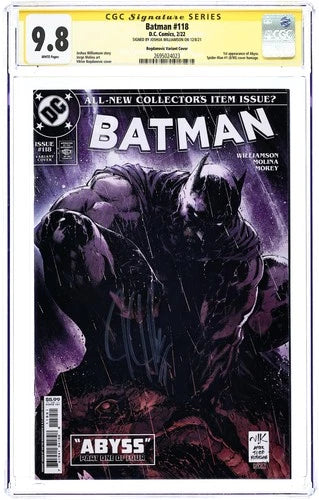 Batman #118 SS CGC 9.8 JOSHUA WILLIAMSON