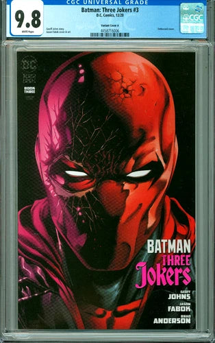 Batman: Three Jokers CGC 9.8 Embossed Cover
